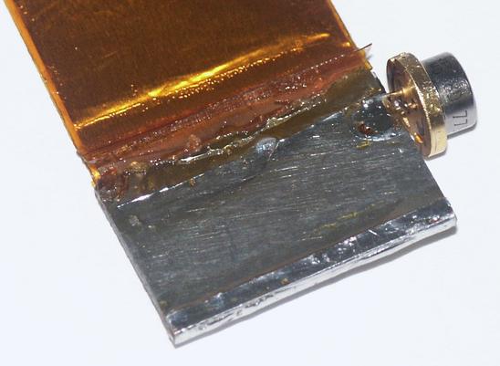 Bottom View of Correctly Installed Diode