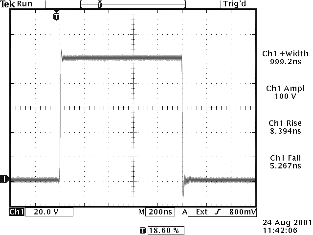 AV-1010-B Output Directly into a 50 Ohm load
