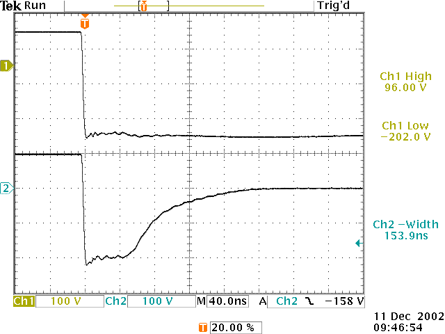 tRR measurements for the 1N4937