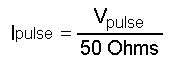 Simplified equation relating applied voltage to the diode current